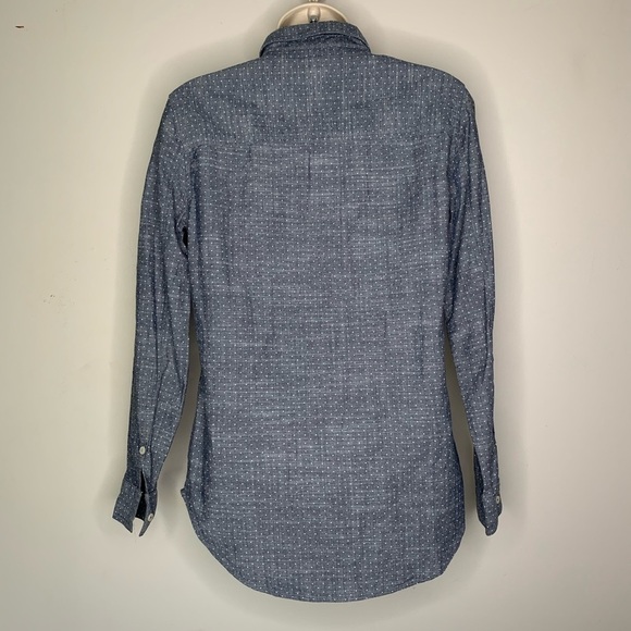 Banana Republic XS Denim Fitted Collared - Picture 4 of 5